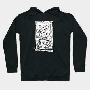 Everything All the Time - Idioteque Illustrated Lyrics Hoodie